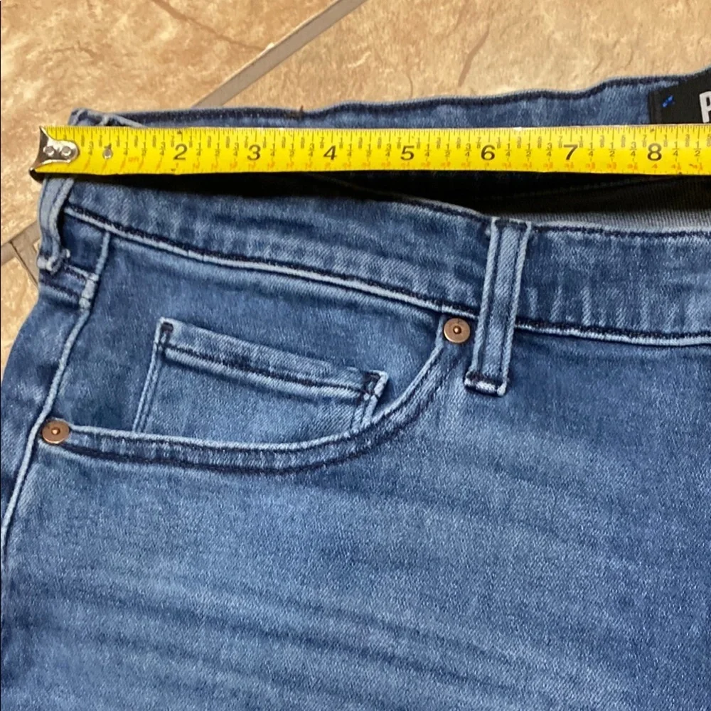 PAIGE Blue Slim Fit Size 36 Straight Leg Jeans Versatile Everyday Wear Denim
